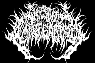 death metal logo, metalcore, deathcore, for band, brands, clothing