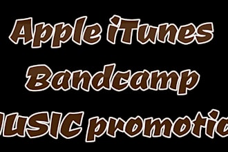 do apple itunes music promotion and bandcamp, boomplay marketing