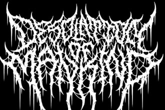 do a metal,hardcore,heavy metal, black metal band logo