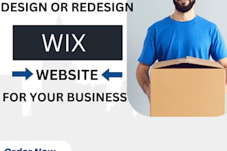create wix website design, wix website redesign and ecommerce website