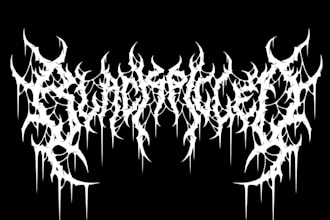 design black metal logo for your band