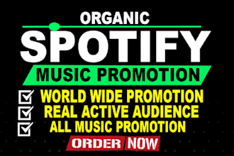do organic, USA spotify music promotion focused playlists