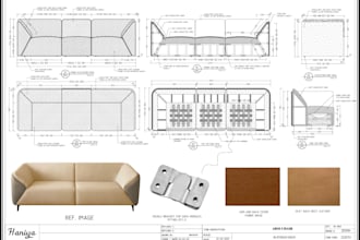 design your furniture shop drawing and 3d design