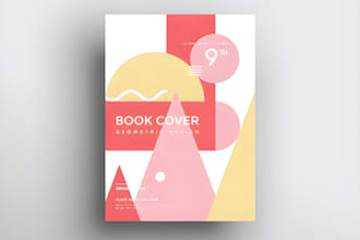 do a unique book cover design or e book cover design