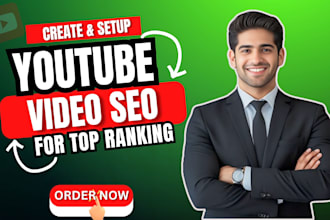 be your youtube video SEO specialist for organic growth