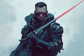 create sci fi art illustrations