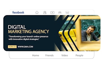 tailored social media banners for your brand success