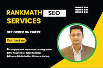 configure rank math SEO plugin with over 92 score