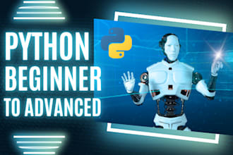 teach you python ,beginner to advanced