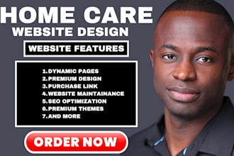 home health care website design home care website healthcare website