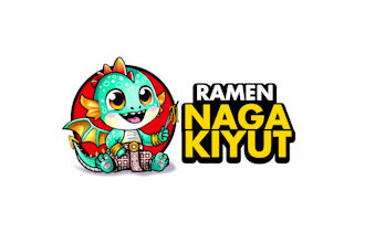 design wonderful dragon mascot logo