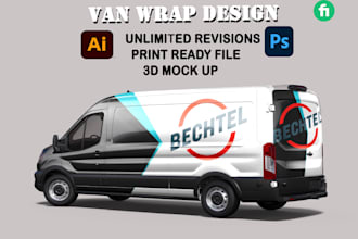 professional van wrap design, racing car wrap, custom car wrap, sports car wrap