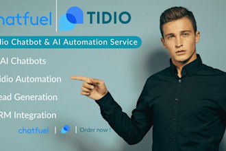 create chatbots for social media with chatfuel and tidio