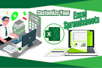 create custom excel spreadsheets or google sheets templates for your business