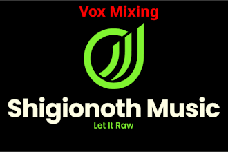 mix your vocals or voice over  free one minute sample