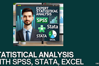 be your expert statistical analysis with spss, stata, and excel