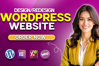 design, redesign ,update, edit, copy or revamp wordpress website