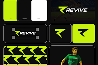 do activewear and sportswear logo design for your brand