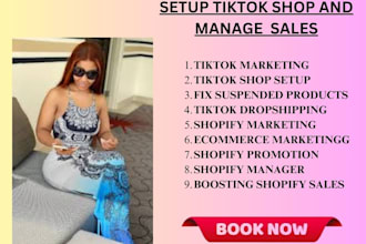 setup tiktok shop, run tiktok shop dropshipping ads, ecommerce