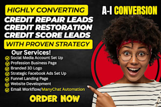 generate converting credit repair leads credit restoration leads sales funnel
