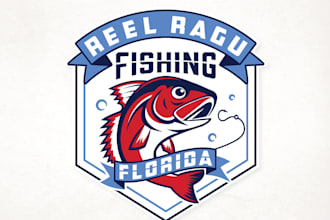 design awesome fishing logo