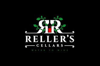 design unique wine cellar creation logo