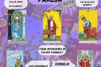 lectura ex pareja 5 cartas