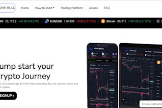 develop a full stack crypto trading platform