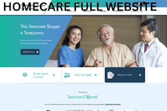 healthcare agency website homecare website staffing agency home care website