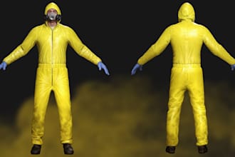 build realistic character model,furry avatar,3d cartoon,3d printing,game art,cnc