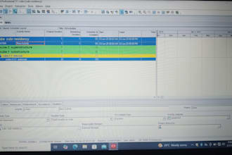 create construction schedule,gantt chart using ms project and primavera p6
