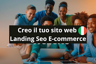creazione sito web vetrina o sito web ecommerce in italiano wordpress