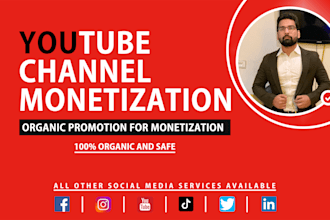 do video promotion to complete youtube channel monetization