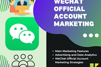 do a professional wechat accounts management and marketing strategy