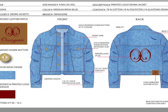 design fashion tech pack clothing tech pack flat sketch