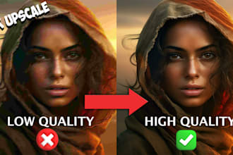 fix your blurry pictures and upscale it to 4k