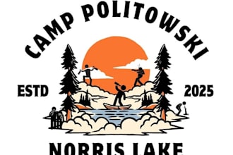 design a unique travel, mountain, camp, or adventure logo