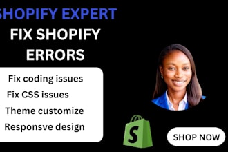 edit shopify theme code, shopify bug fix, update css design