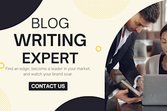 be your blog content writer, SEO article writer