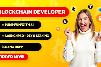 develop a custom web3 and blockchain project for you