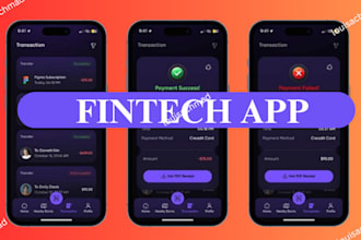 develop fintech app fintech website payment app wallet app bank app loan app