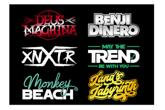 create design dj, music, band, typography, metal band logo