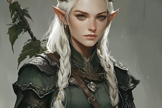 make a amazing dnd party d and d character for you