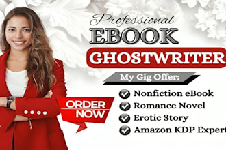 be your ebook writer for children ebook, amazon kindle, summary, blurb writer