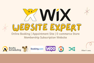 wix website design wix website customization wix website redesign showit website