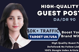 do guest post, niche edit, blogger outreach, dofollow backlinks on high da sites