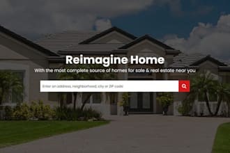 design responsive real estate website roofing website construction landing page