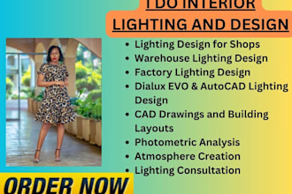 be designing interior lighting with dialux evo