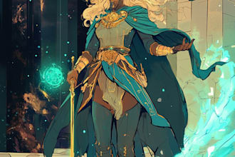 do a fantasy character dnd art and d and d character