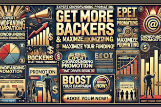 do fundraising for crowdfunding promotion gofundme indiegogo and kickstarter
